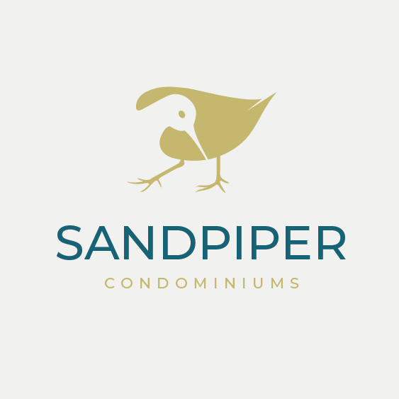 Condominium design with the title 'Sandpiper Condominiums'