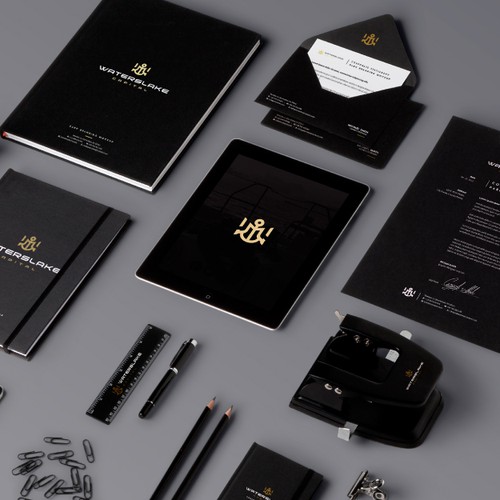 Minimalist brand with the title 'Waterslake Capital'