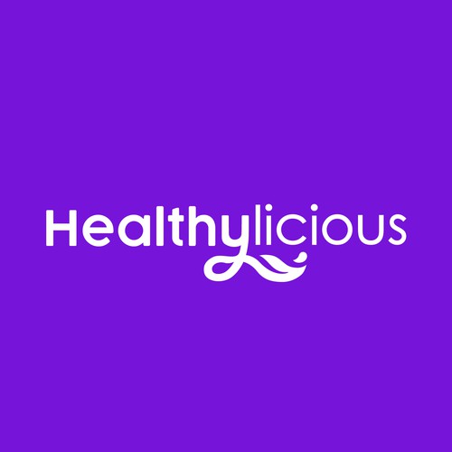 Delicious design with the title 'Healthylicious '