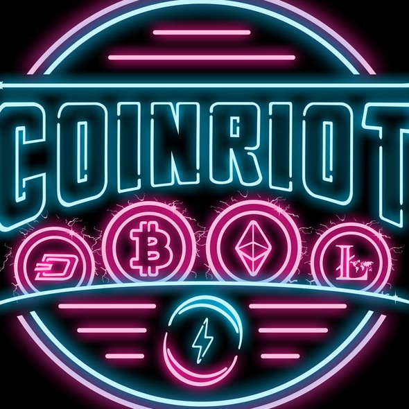 T-shirt with the title 'T shirt design for CoinRiot'