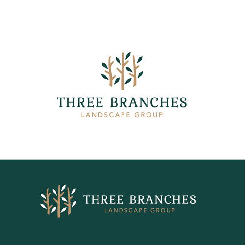 Branch design with the title 'Logo for landscape group'