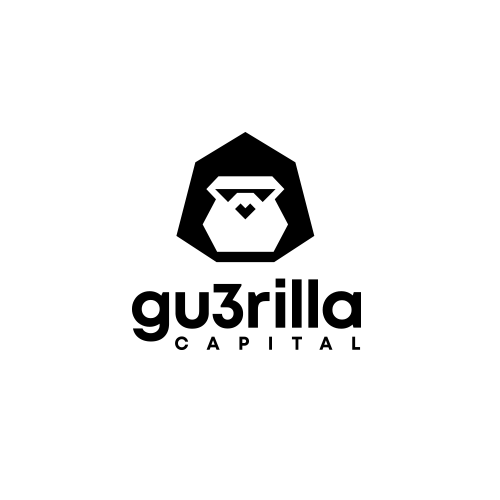 Cryptocurrency logo with the title 'A gorilla logo for a crypto investment firm.'