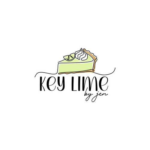 Food and drink logo with the title 'KEY LIME'