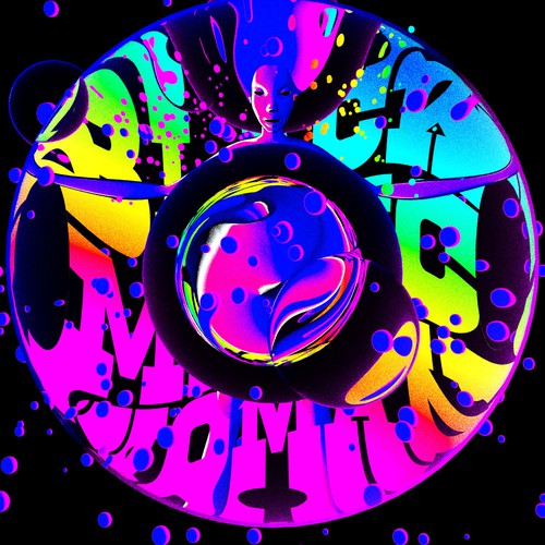 Women artwork with the title 'Psychedelic illustration'