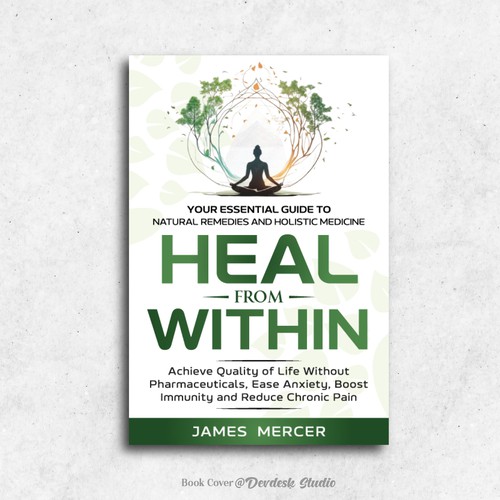Boost design with the title 'Heal From Within Ebook cover'