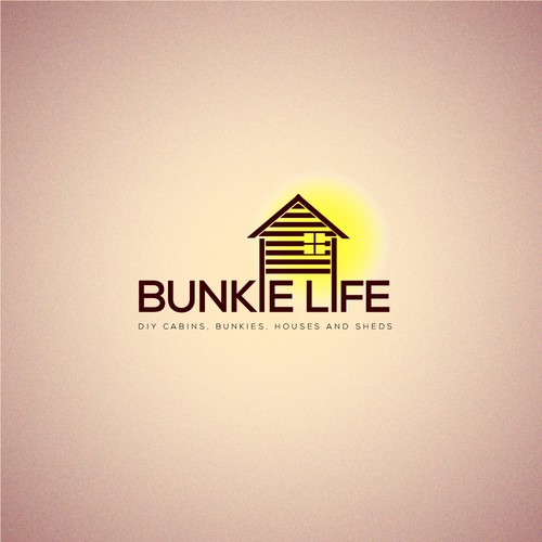 Carpentry design with the title 'Logo for a Cabin Service'