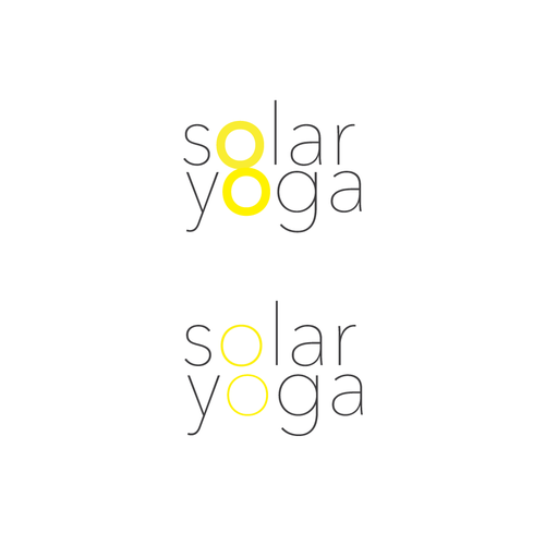 Yoga brand with the title 'Logo Concept | Solar Yoga is a solar-powered yoga studio'