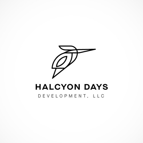 Construction design with the title 'Halcyon Days Development logo'