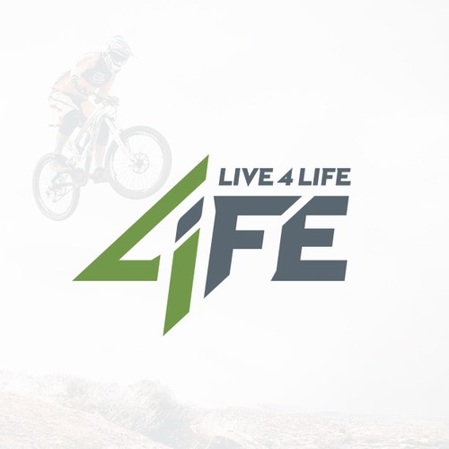 Sportswear design with the title '4LIFE logo design'