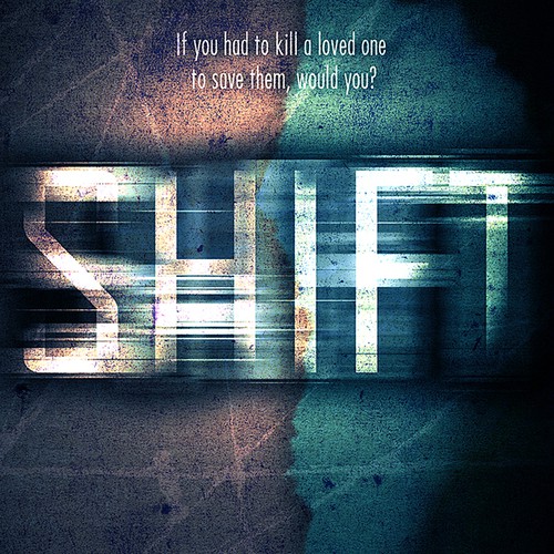 Dark book cover with the title 'Dark thriller book cover'