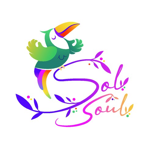 Meditation logo with the title 'Sol Soul'