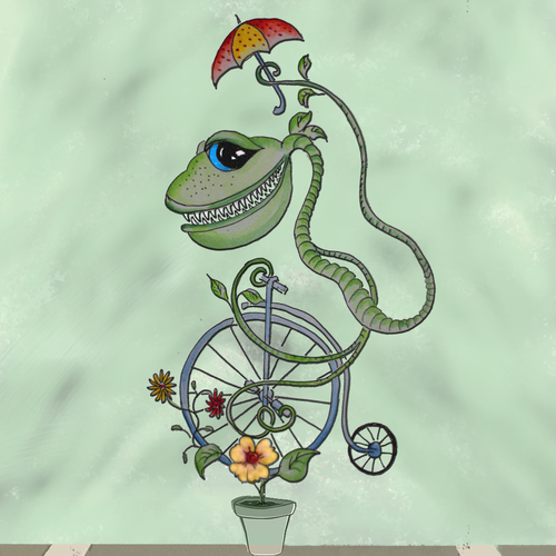 Illusion design with the title 'Posters, Stickers, and framed art.'