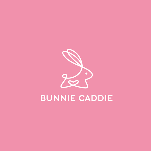 Bunny logo with the title 'baby logo'