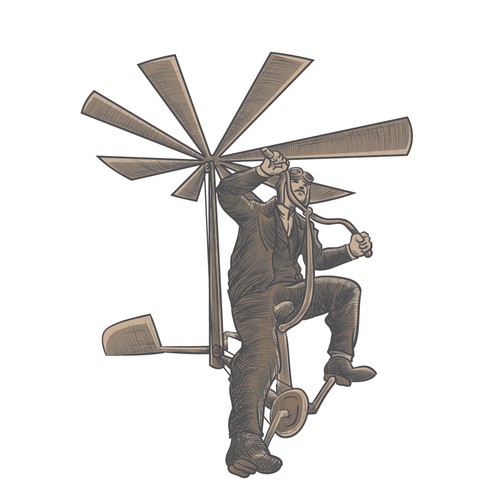 Plane design with the title 'Fly me to the moon'