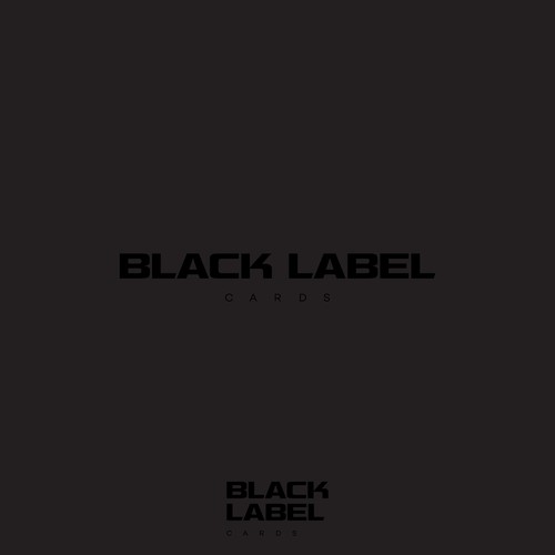 Card logo with the title 'Black Label Cards'