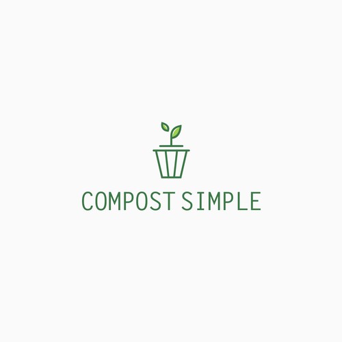 Ideal logo with the title 'compost simple logo'