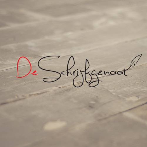 Dutch design with the title 'Logo for a writer'