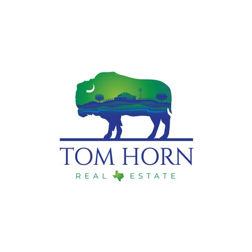 Land design with the title 'Winning logo design for Real Estate Co'