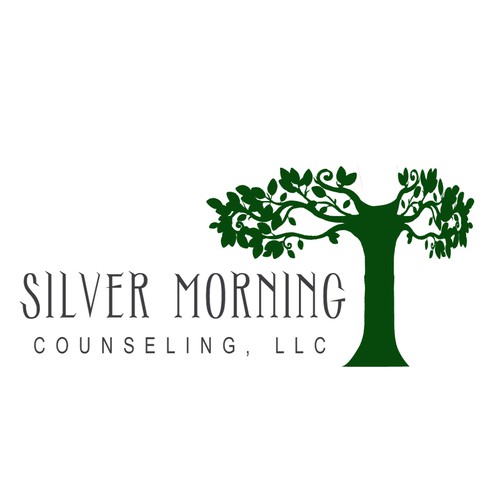 Marca logo with the title 'Conceito de logomarca para consultório de aconselhamento mental'