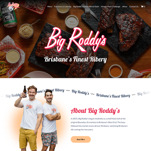 Design with the title 'Big Roddy's BBQ Design'