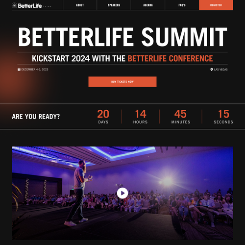 Summit design with the title 'Website Event'