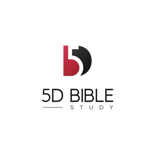 Combination logo with the title '5D Bible'