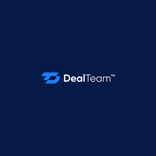 Multimedia design with the title 'simple logo designs dealteam'