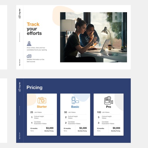 HR design with the title 'Sales Deck'