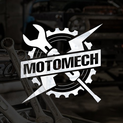 Mechanic logo with the title 'Do you like it ? it's available  '