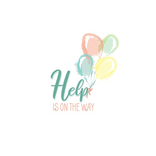 Graduation cap design with the title 'Logo Help is on the Way'