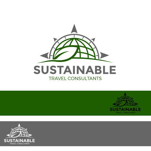 Sustainable logo with the title 'Sustainable Logo'