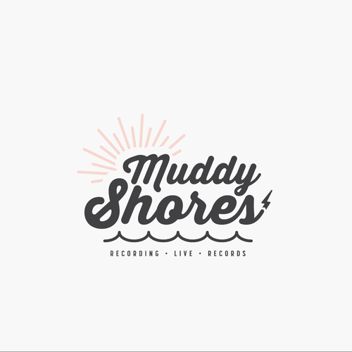 Shore logo with the title 'Muddy Shores Logo'