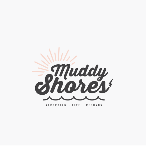 音乐工作室的beplay官方下载苹果版标志，标题为“Muddy Shores logo”