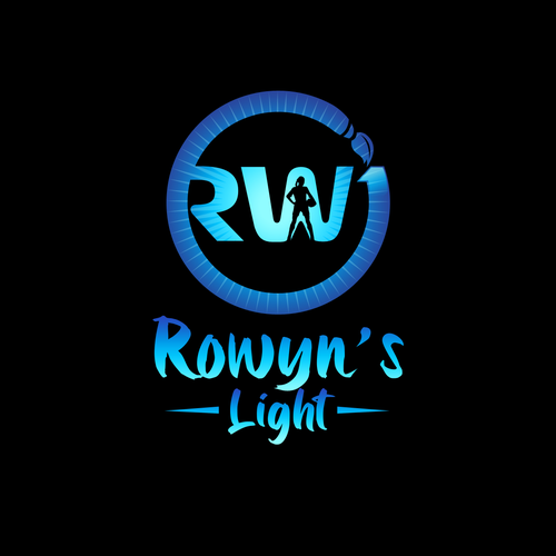 Soccer logo with the title 'Rowyn's Light'