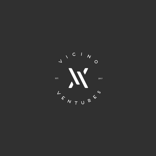 Contemporary logo with the title 'Vicino ventures'