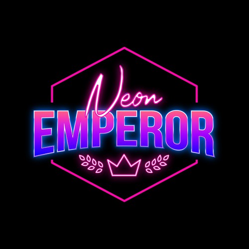 neon logo design