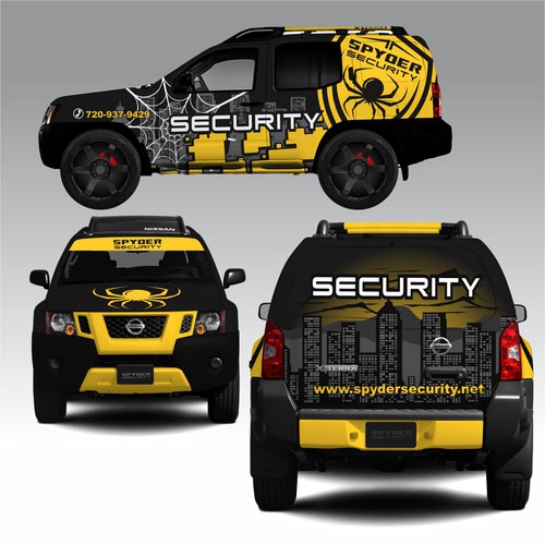 Decal design with the title 'custom design Car,Truck or Van Wrap'