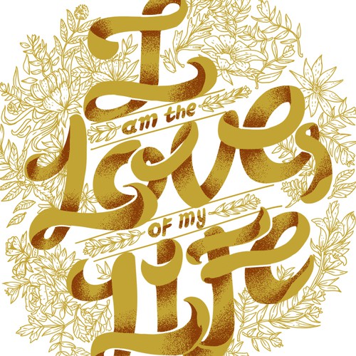 Feminine t-shirt with the title 'T-shirt Design'