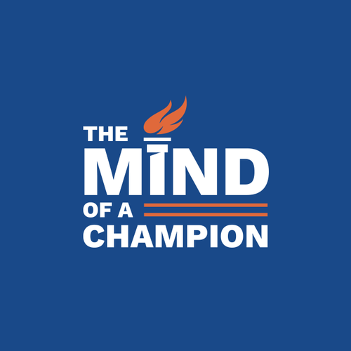 Athletic logo with the title 'The Mind of a Champion'