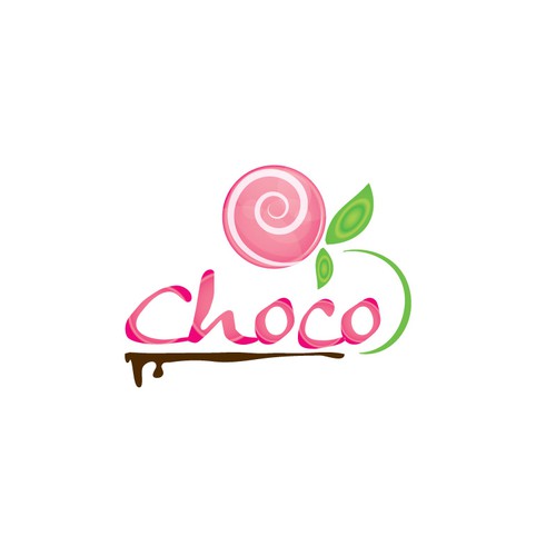 Sweet brand with the title 'create a sweet and attractive image for Chocolate lovers!'