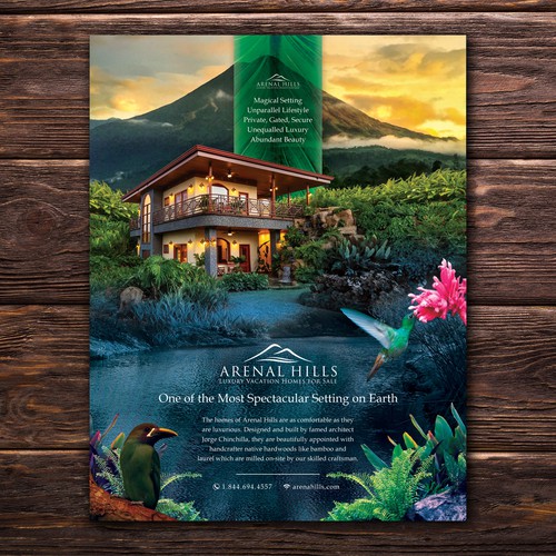 Magazine ad design with the title 'Magazine Ad'