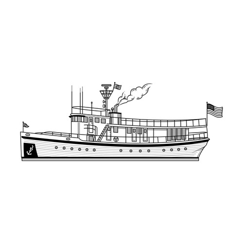 Classic illustration with the title 'Gyrfalcon'