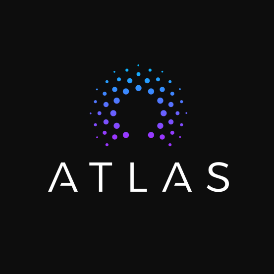 Atlas logo with the title 'Modern Logo for an HR Company'