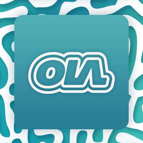 Typographic design with the title 'OLA Apparel'