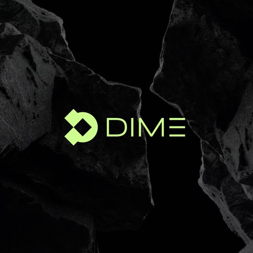 Security design with the title 'DIME - Logo & Brand Guidelines'