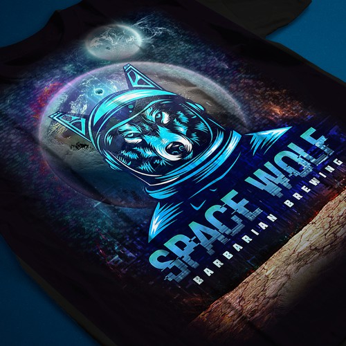 Brewery logo with the title 'T-shirt for brewery.'