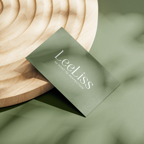 Style logo with the title 'Modern and elegant wordmark design with custom made typography for LeeLiss'