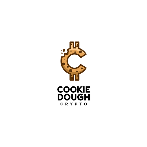 Bitcoin logo with the title 'Cookie Dough Crypto'