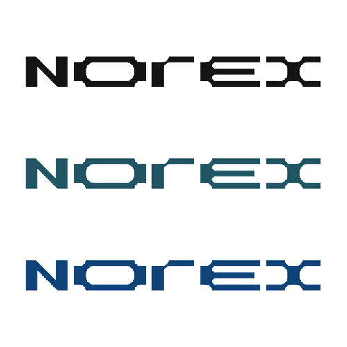 After effects logo with the title 'Logo redesign for Norex automotive & industrial goods'