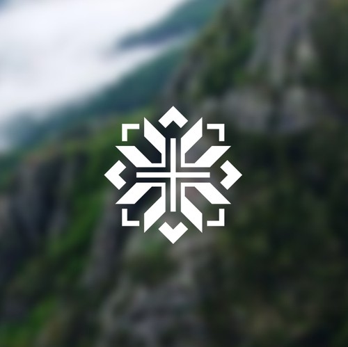Group brand with the title 'Logo design for community'